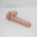 Ten Dokulu Realistik Vantuzlu Dildo Penis - Large 21.5cm - Resim 5