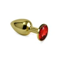 Gold Medium Anal Plug Tıkaç, 8.2 cm - Resim 4