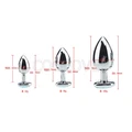 8.2 cm Medium Gümüş Kalpli Metal Anal Plug Tıkaç - Resim 20