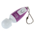 6.5cm Mini Anahtarlıklı Mor Masaj Vibratör - Resim 1