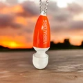 Anahtarlıklı Mini Masaj Vibratör, 6.5cm - Turuncu - Resim 4