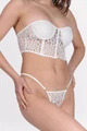 Kadın İç Giyim - Özel Tasarım Dantelli Sütyen Külot Takımı, Şık, Seksi - Resim 2