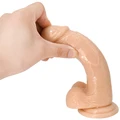 Realistik Vantuzlu Dildo, 17.8cm - Resim 3