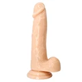 Realistik Vantuzlu Dildo, 17.8cm - Resim 1