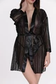 Siyah Dantel Detaylı Fantazi Gecelik - Seksi İç Giyim, Babydoll - Resim 1
