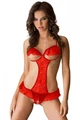 Siyah Seksi Fantezi Babydoll - Özel Bölgeleri Açık - Resim 1