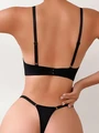 Siyah Tül İç Çamaşır Takımı - Resim 2