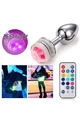 9cm Small Anal Vajinal Plug, LED Işıklı, Kumandalı - Resim 6