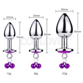 7cm Küçük Metal Zilli Anal Plug - Resim 13