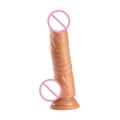 19.2cm Ultra Gerçekçi Dildo - Damarlı, Vantuzlu, Et Dokulu - Resim 10
