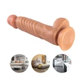 19.2cm Ultra Gerçekçi Dildo - Damarlı, Vantuzlu, Et Dokulu - Resim 6