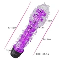17cm Jelly Vibratör - Tirtikli, Güçlü Titreşimli - Resim 2