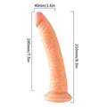 22cm Ultra Gerçekçi Vantuzlu Damarlı Penis Dildo - Resim 2