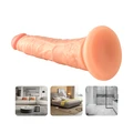 22cm Ultra Gerçekçi Vantuzlu Damarlı Penis Dildo - Resim 6
