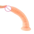 22cm Ultra Gerçekçi Vantuzlu Damarlı Penis Dildo - Resim 7