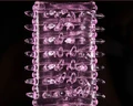 Yarım Pembe Tırtıklı Penis Kılıfı - Resim 7