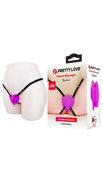 Vajinal Kelebek Vibratör - Belden Bağlamalı, 10 Titreşim Fonksiyonlu
