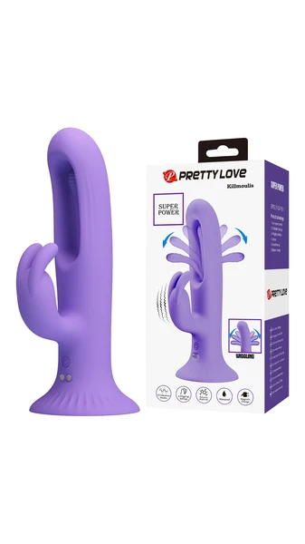 Teknolojik Hareketli Dil Uçlu Vibratör - 12 Titreşimli, 4 Sallanmalı