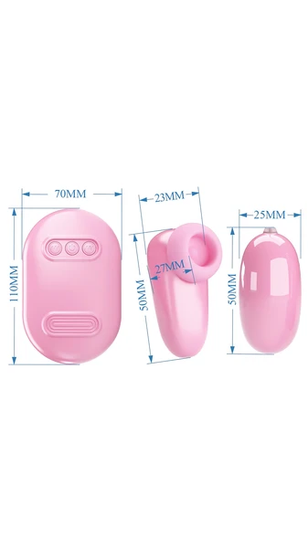 Teknolojik 2si 1 Arada Vibratör - 12 Titreşimli, 7 Emmeli