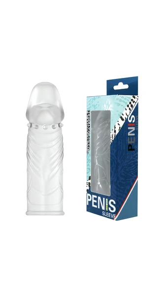 14 cm Şeffaf Uzatmalı Penis Kılıfı