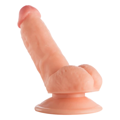 17cm Realistik Et Dokulu Damarlı Eğri Penis Dildo