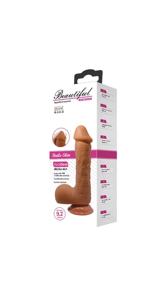 23.4 cm Damarlı Gerçekçi Dildo