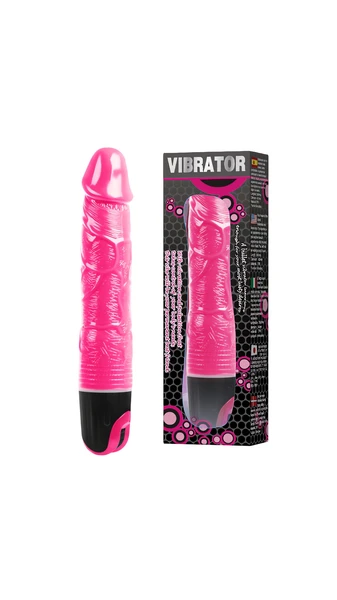 24 cm Pembe Vibratör