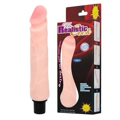 26 Cm Penis Vibratör, Realistik Ten Dokulu
