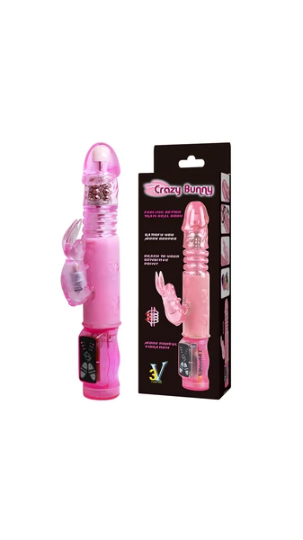 Teknolojik Rabbit Vibratör, 3 Titreşimli, 3 Dönüş Fonksiyonlu