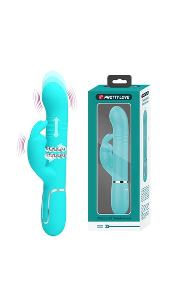 Ultra Teknolojik Rabbit Vibratör - 7 Titreşimli, 4 Döndürmeli, 4 İtmeli