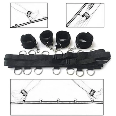 Bdsm Yatak İçi Bağlama Fetiş Seti