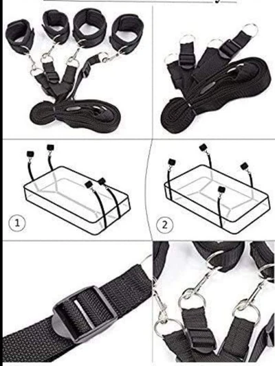 BDSM Yatak Kıskaç Seti