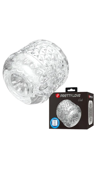 Çift Taraflı Mastürbatör Yumurta - Şeffaf Renk