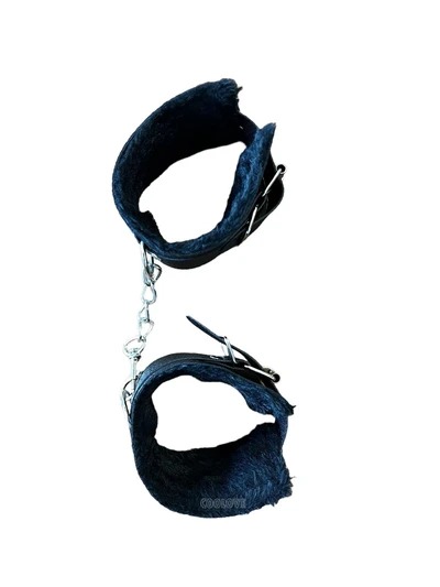 Fantezi Deri Kelepçe - Siyah Bdsm