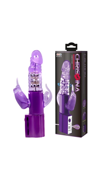 Teknolojik Rabbit Vibratör - Oynar Başlı, Üç Nokta Masajlı, Klitoral-Anal Uyaricili