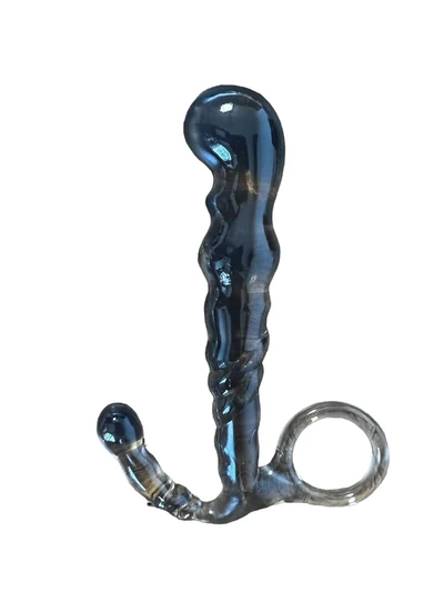 Silikonlu Anal Plug, 12.5 cm, Siyah Renk