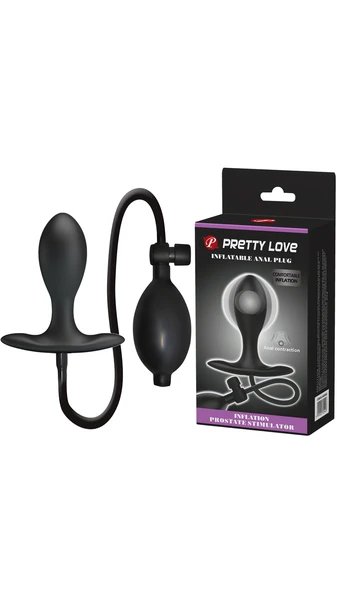 9,1cm Şişirilebilir Pompalı Anal Plug