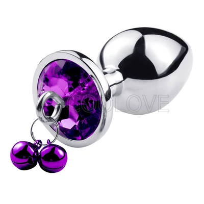 7cm Küçük Metal Zilli Anal Plug