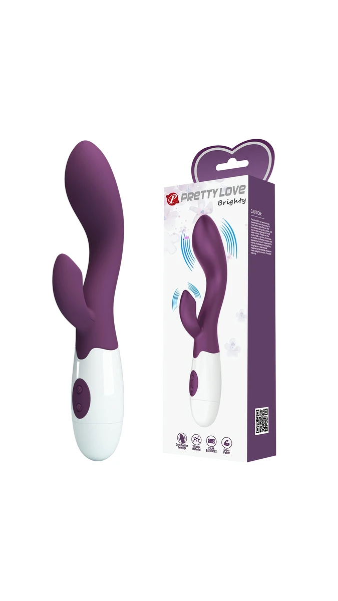 20 cm Rabbit Vibratör, 30 Titreşim Fonksiyonlu