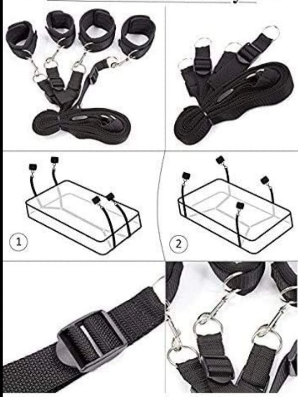 BDSM Yatak Kıskaç Seti