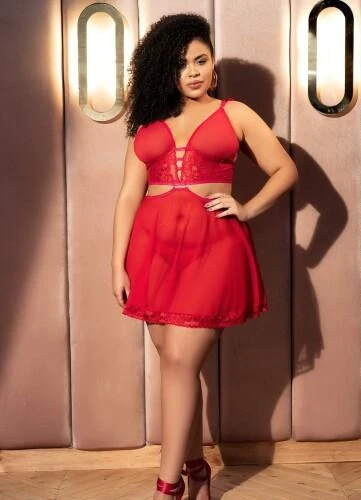 Büyük Beden Özel Tasarım Seksi Fantezi Kostüm