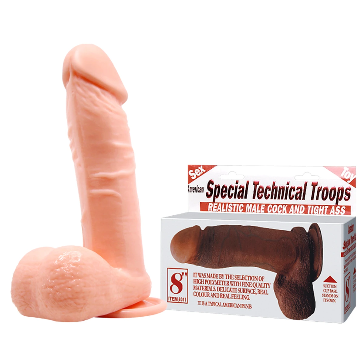 Vantuzlu Sabitlenebilir Dildo