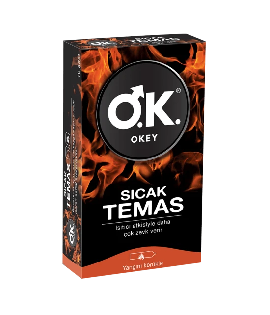 Ok Prezervatif - Sıcak Temaslı, 10 Adet