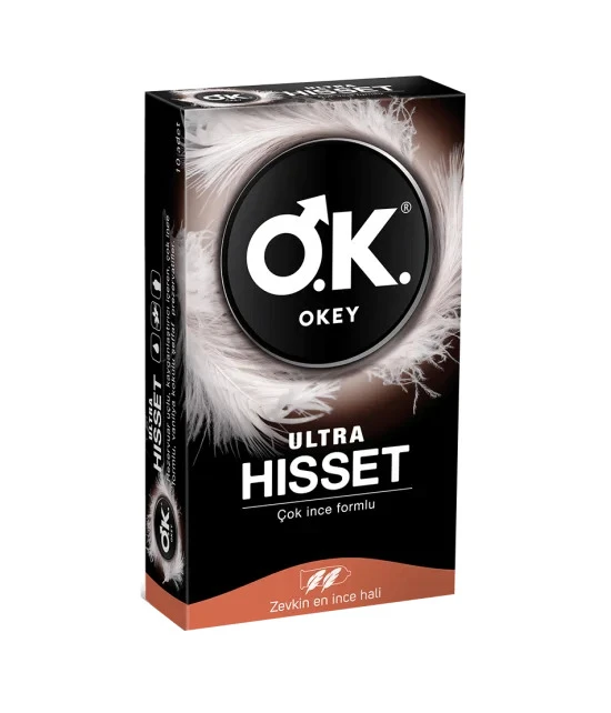 Ok Ultra Hisset Prezervatif, 10lu