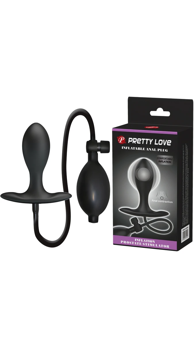 9,1cm Şişirilebilir Pompalı Anal Plug