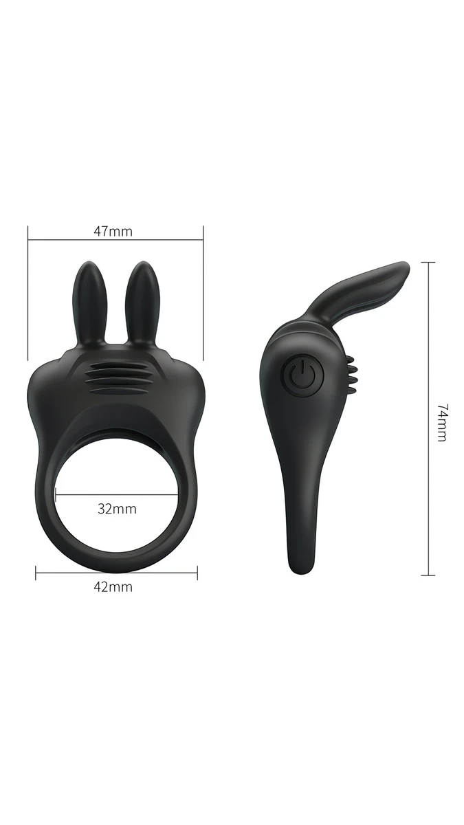 Tavşan Vibratörlü Penis Ring