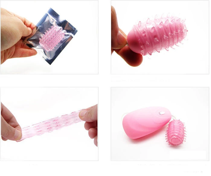 Yarım Pembe Tırtıklı Penis Kılıfı