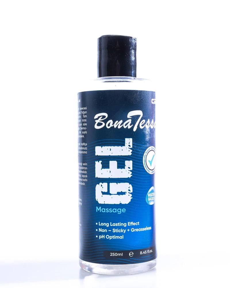 Bonatessa Yenilebilir Su Bazlı Masaj Jeli, 250ml