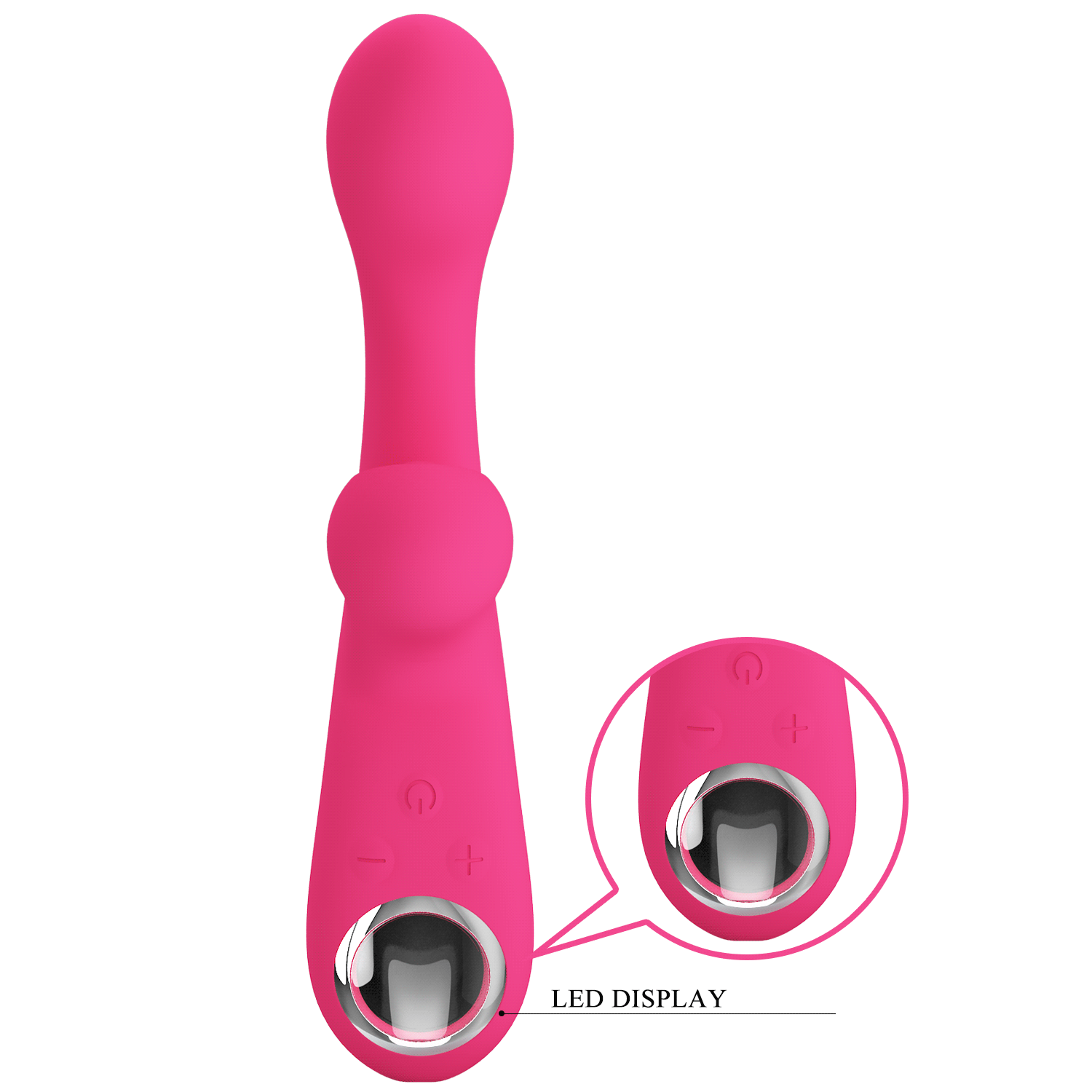 10 Titreşim, 10 Vurma, 9 Hız Fonksiyonlu LED Ekranlı Teknolojik Rabbit Vibratör - Resim 5