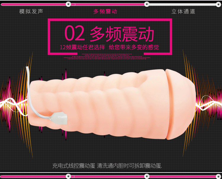 Realistik Suni Vajina Mastürbatör - 12 Fonksiyonlu, Usb Şarjlı, Sesli, Titreşimli - Resim 14